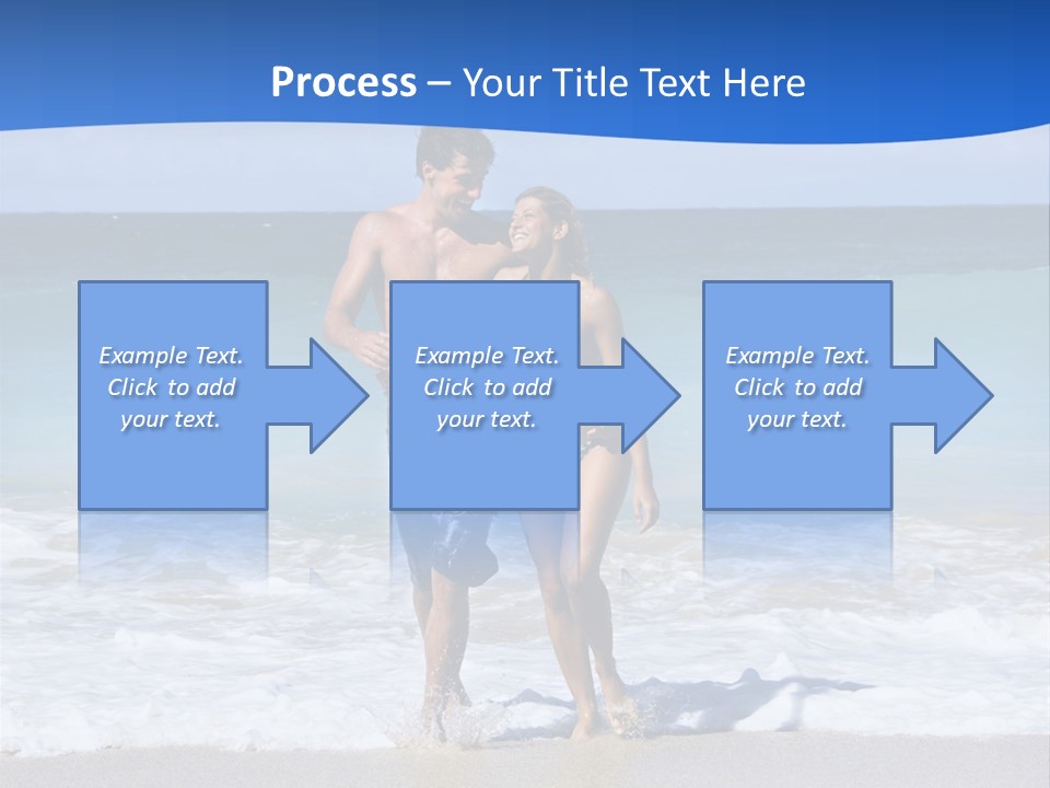 Caucasian Fun Smiling PowerPoint Template