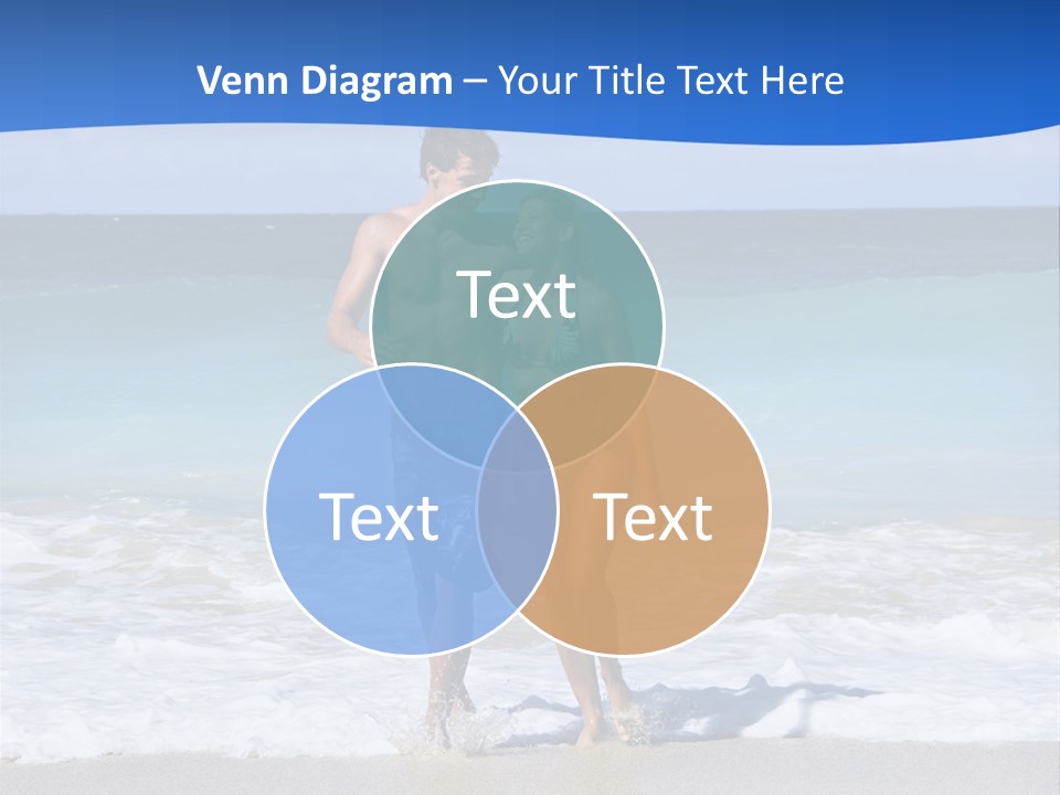 Caucasian Fun Smiling PowerPoint Template