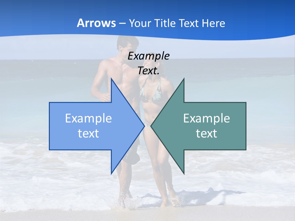 Caucasian Fun Smiling PowerPoint Template