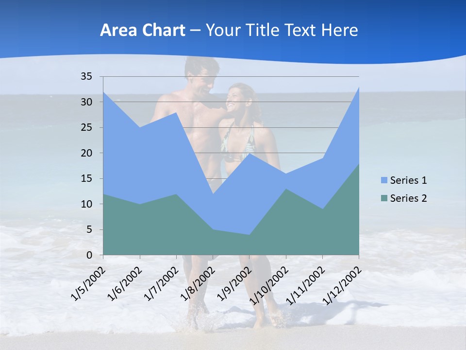 Caucasian Fun Smiling PowerPoint Template