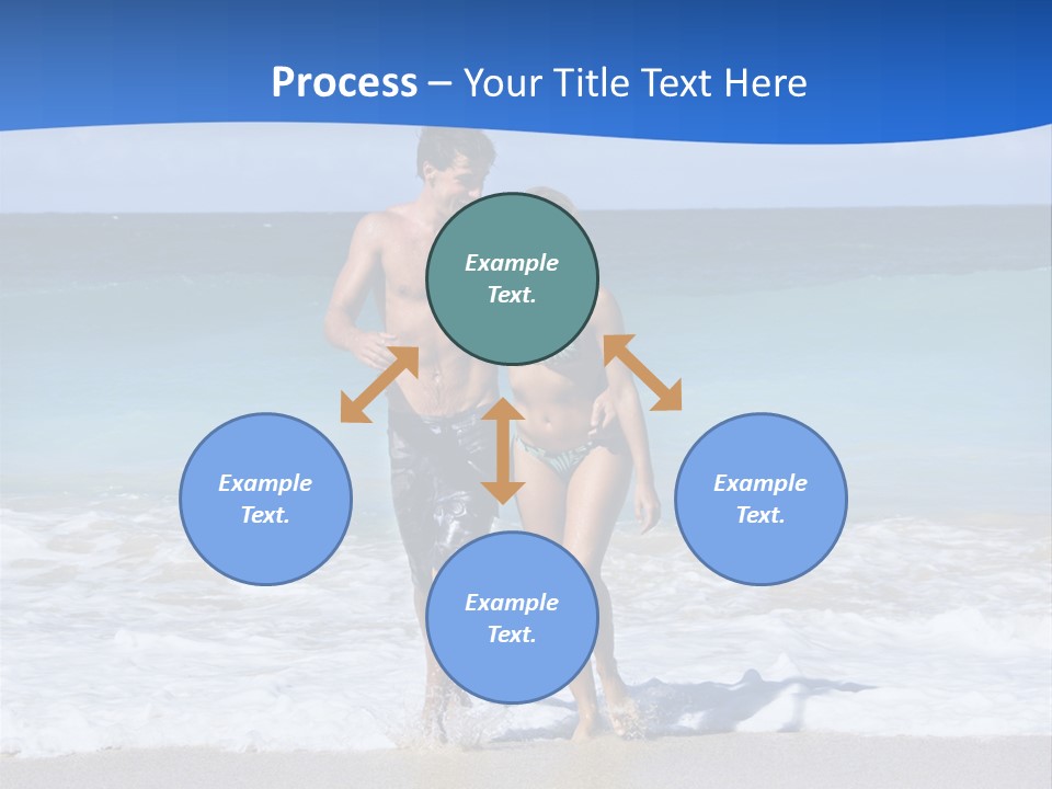 Caucasian Fun Smiling PowerPoint Template