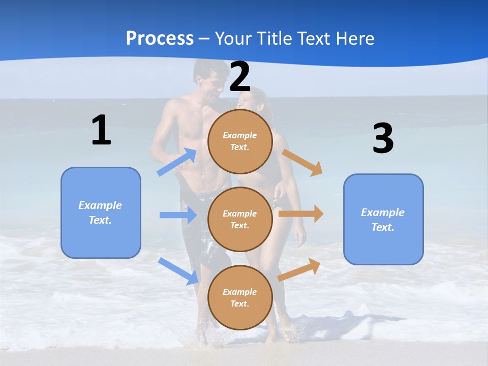 Caucasian Fun Smiling PowerPoint Template