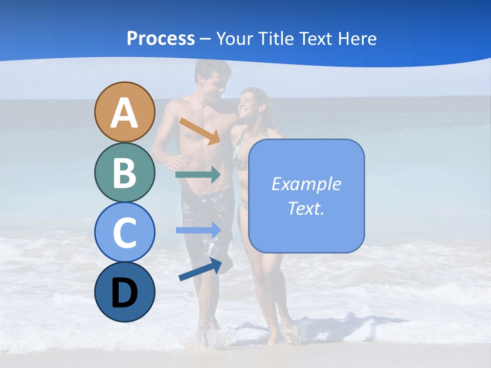 Caucasian Fun Smiling PowerPoint Template