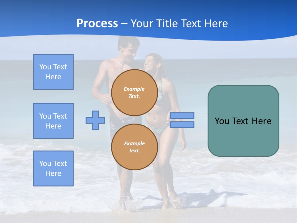 Caucasian Fun Smiling PowerPoint Template