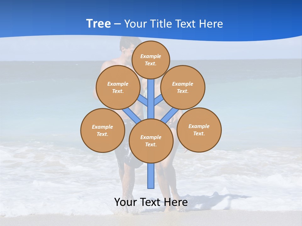 Caucasian Fun Smiling PowerPoint Template