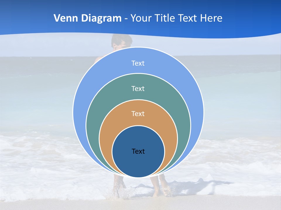 Caucasian Fun Smiling PowerPoint Template