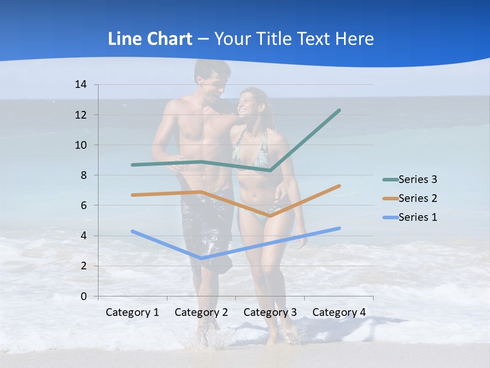 Caucasian Fun Smiling PowerPoint Template