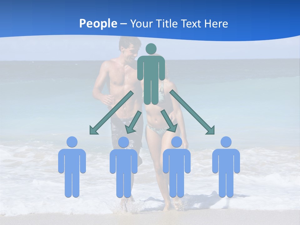 Caucasian Fun Smiling PowerPoint Template