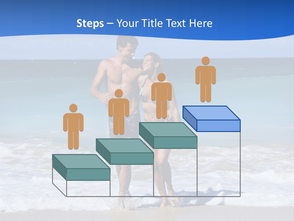 Caucasian Fun Smiling PowerPoint Template