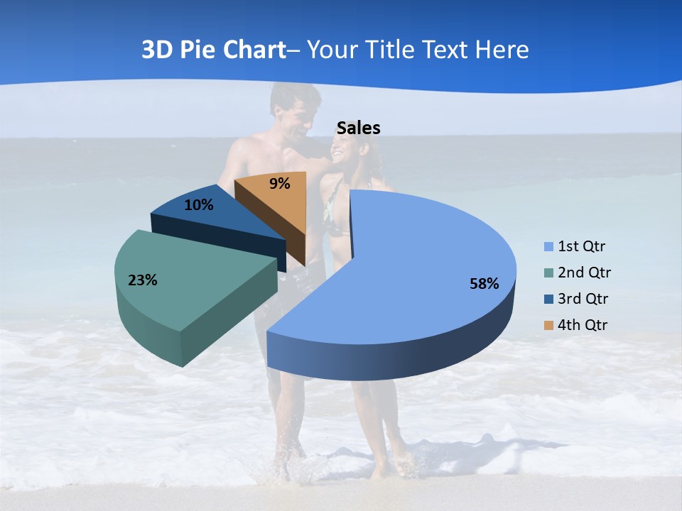 Caucasian Fun Smiling PowerPoint Template