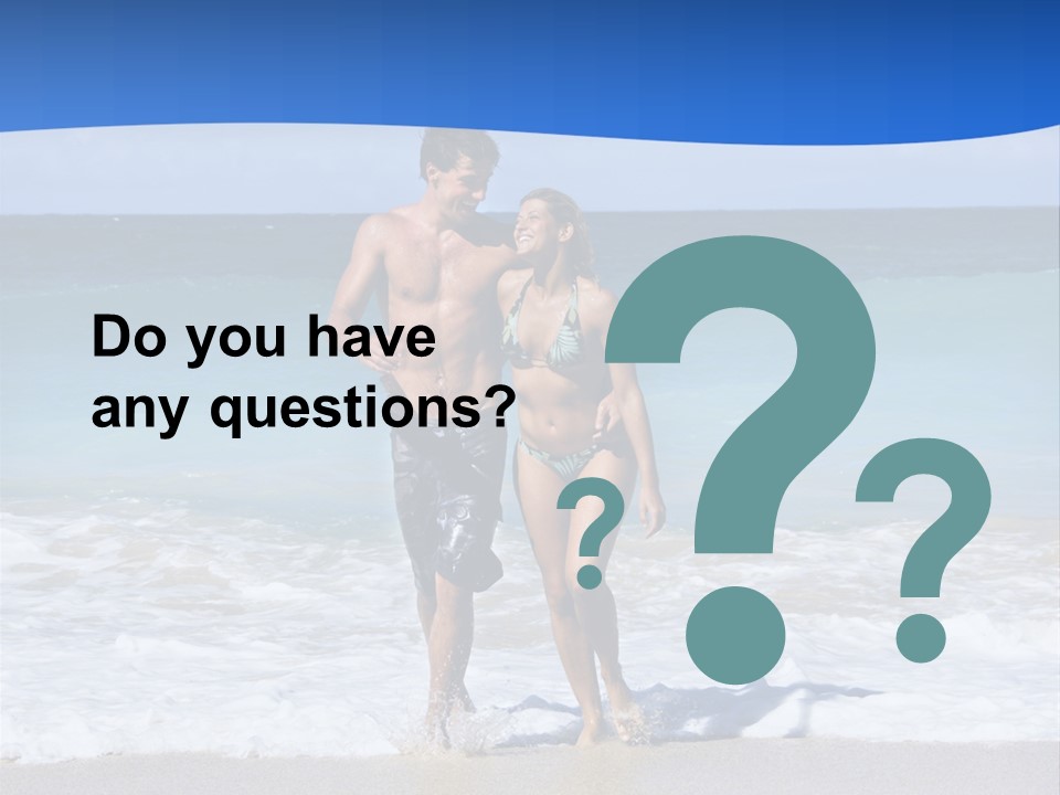 Caucasian Fun Smiling PowerPoint Template