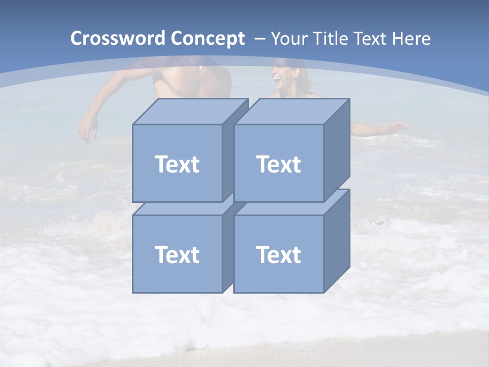 Recreation Hawaii Two People PowerPoint Template