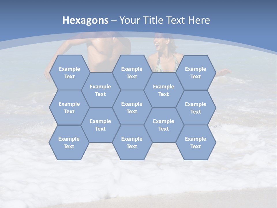 Recreation Hawaii Two People PowerPoint Template