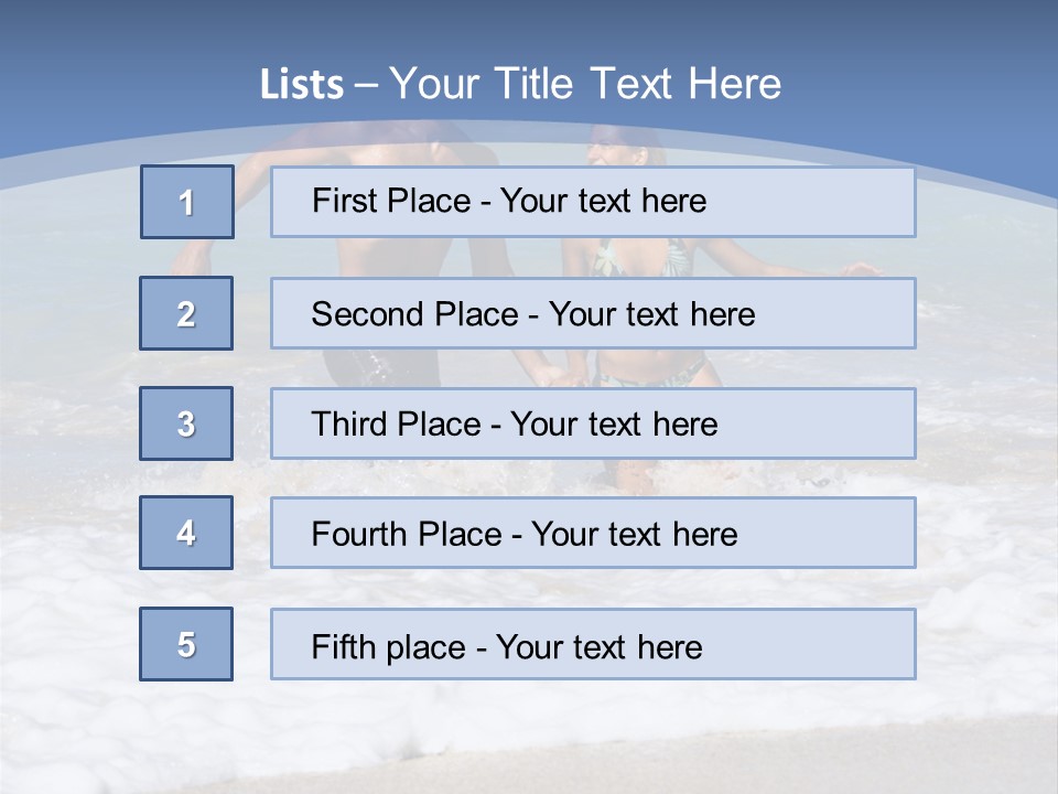 Recreation Hawaii Two People PowerPoint Template