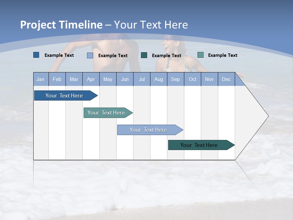 Recreation Hawaii Two People PowerPoint Template