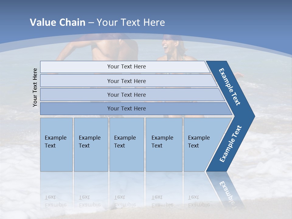 Recreation Hawaii Two People PowerPoint Template