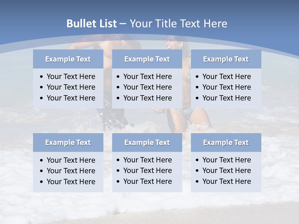 Recreation Hawaii Two People PowerPoint Template