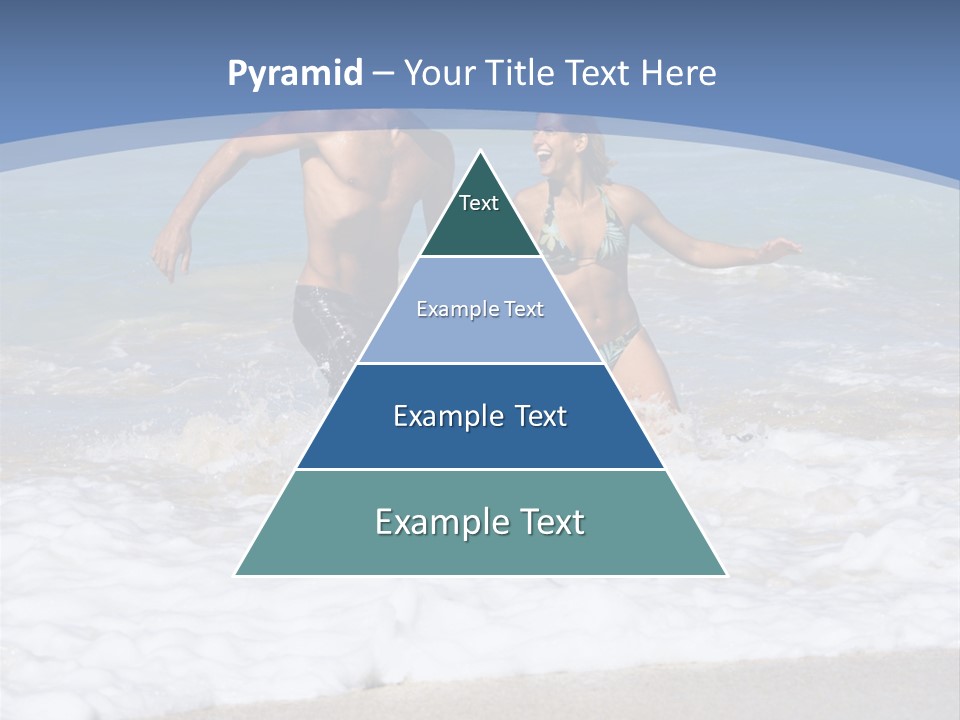 Recreation Hawaii Two People PowerPoint Template