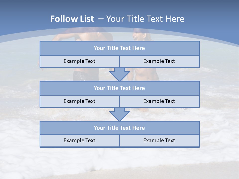 Recreation Hawaii Two People PowerPoint Template