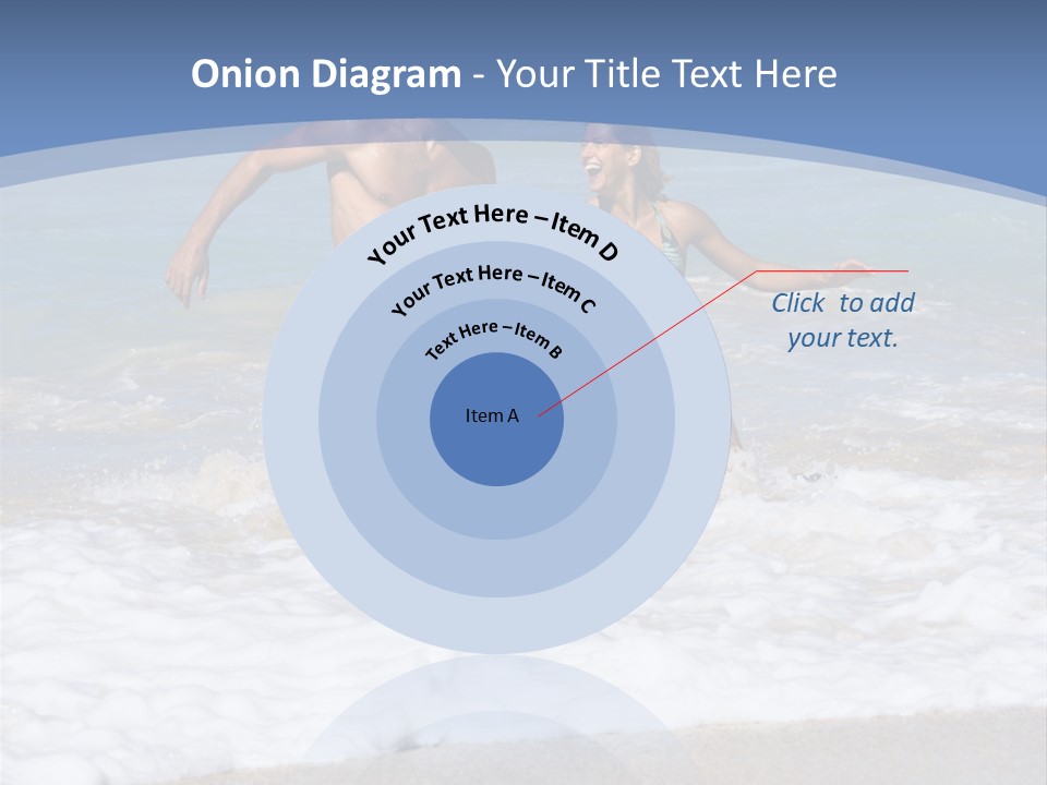 Recreation Hawaii Two People PowerPoint Template