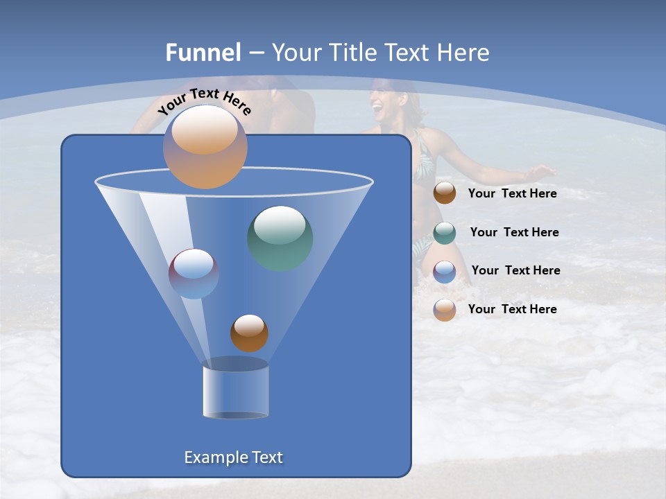 Recreation Hawaii Two People PowerPoint Template