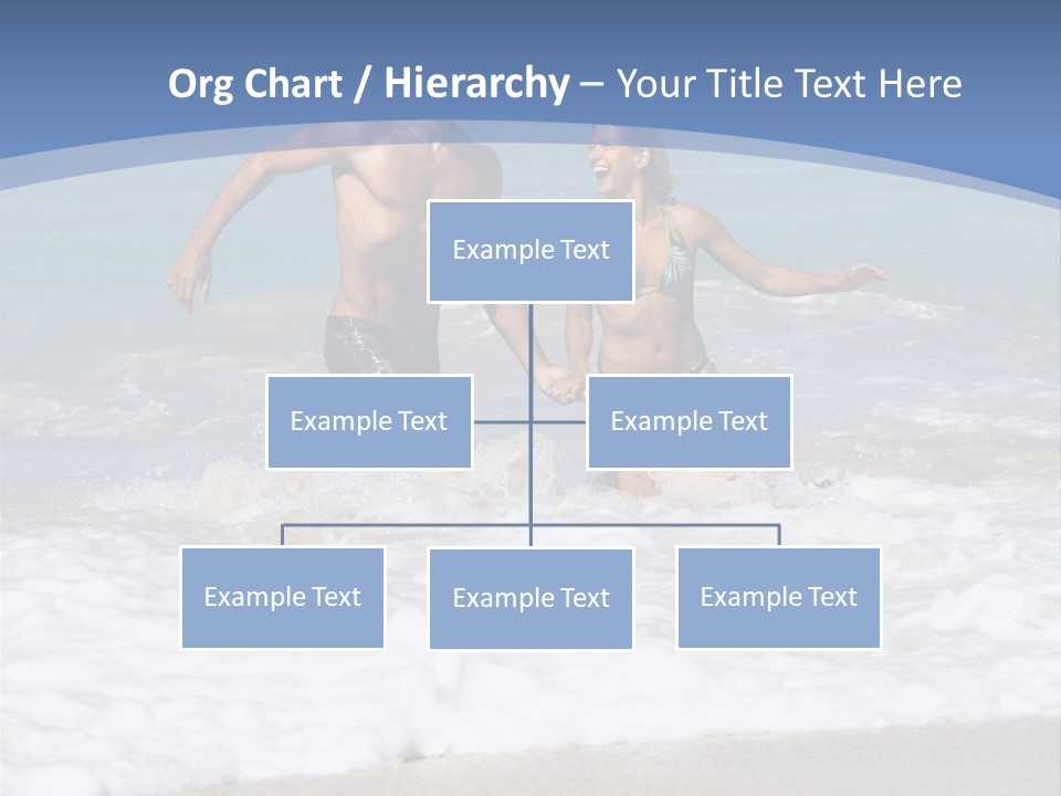 Recreation Hawaii Two People PowerPoint Template