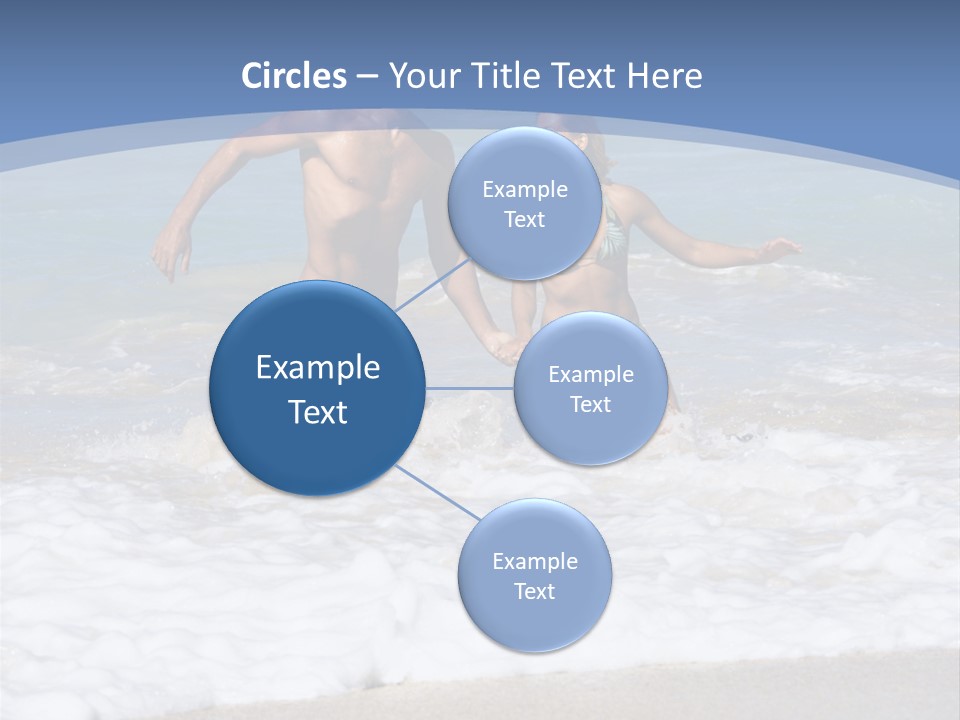 Recreation Hawaii Two People PowerPoint Template