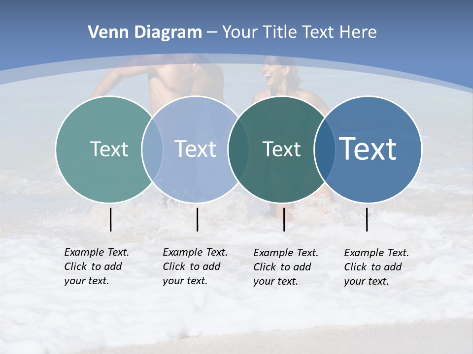 Recreation Hawaii Two People PowerPoint Template