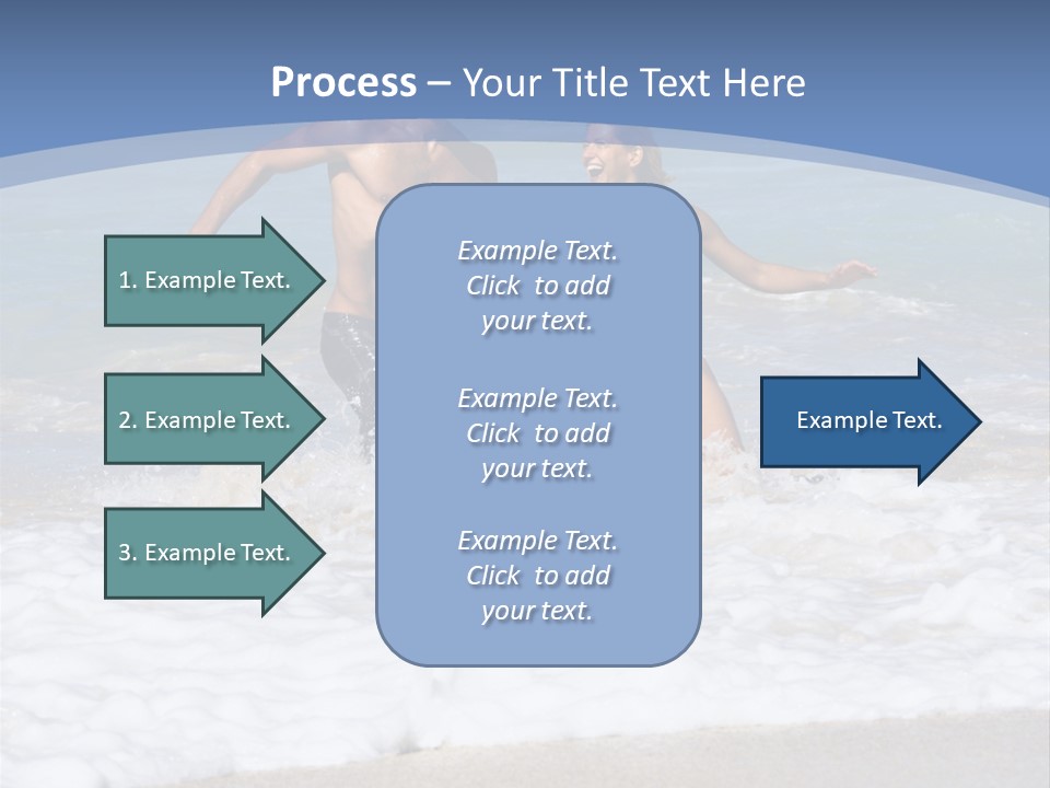 Recreation Hawaii Two People PowerPoint Template
