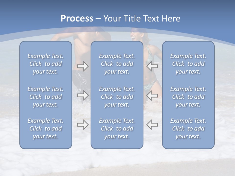 Recreation Hawaii Two People PowerPoint Template