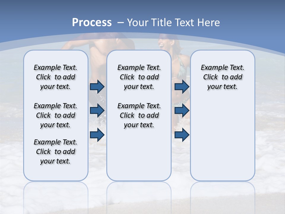 Recreation Hawaii Two People PowerPoint Template