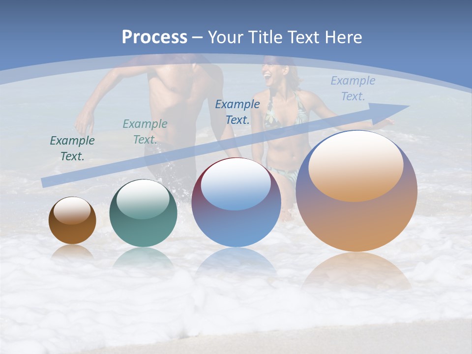 Recreation Hawaii Two People PowerPoint Template