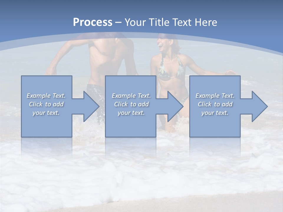 Recreation Hawaii Two People PowerPoint Template