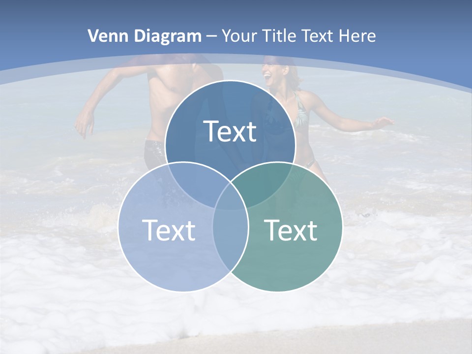 Recreation Hawaii Two People PowerPoint Template