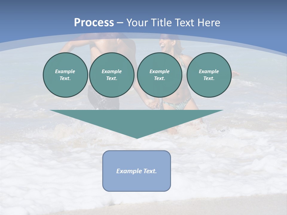 Recreation Hawaii Two People PowerPoint Template