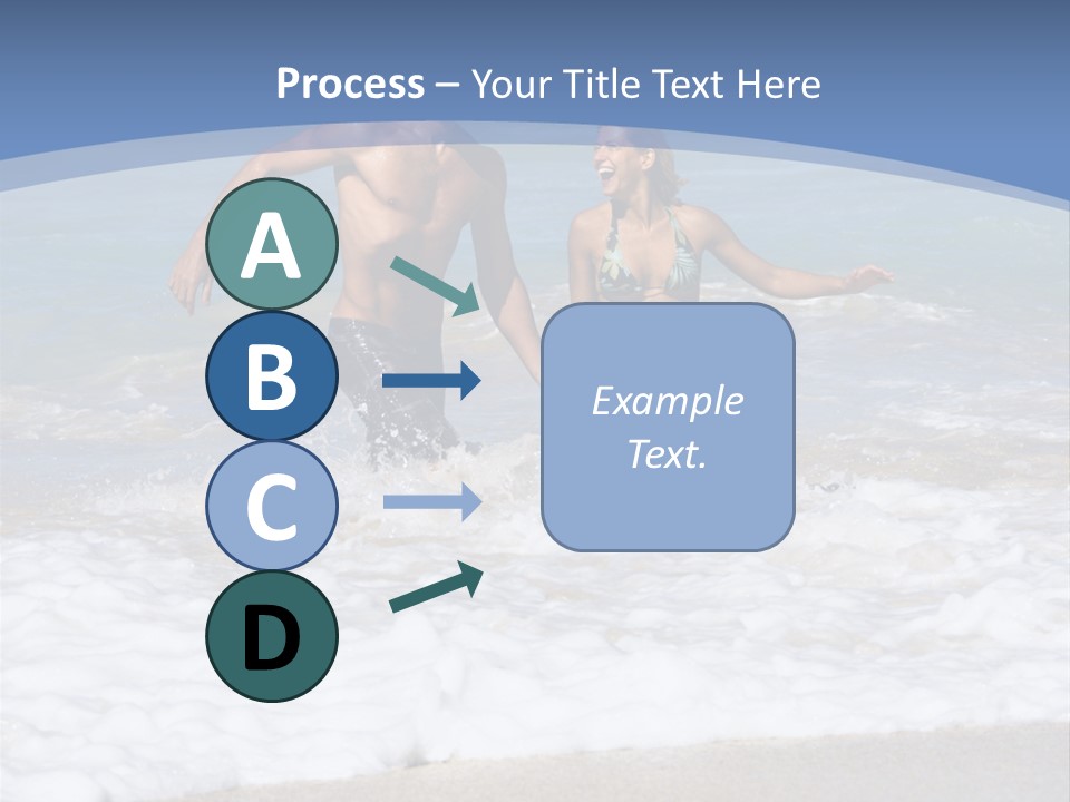 Recreation Hawaii Two People PowerPoint Template