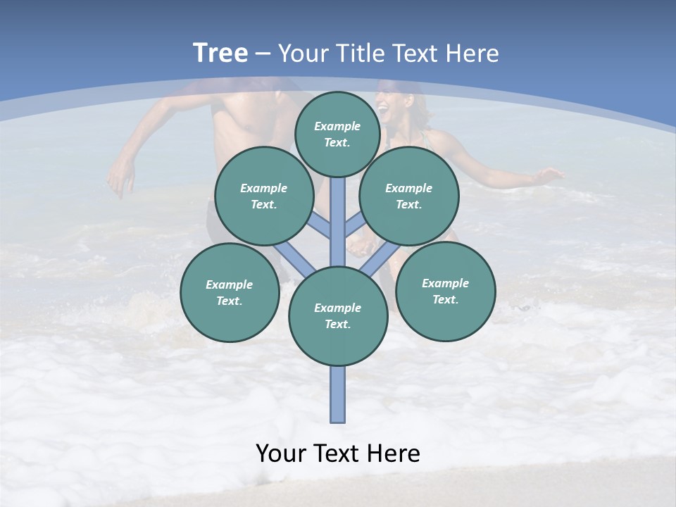 Recreation Hawaii Two People PowerPoint Template