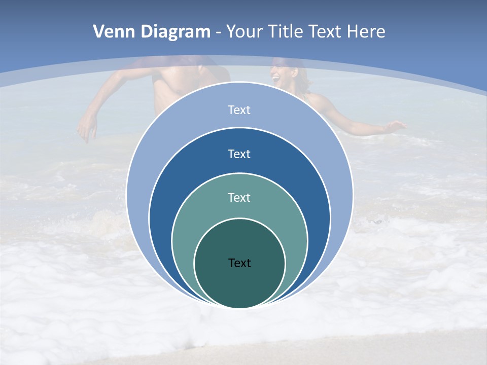 Recreation Hawaii Two People PowerPoint Template