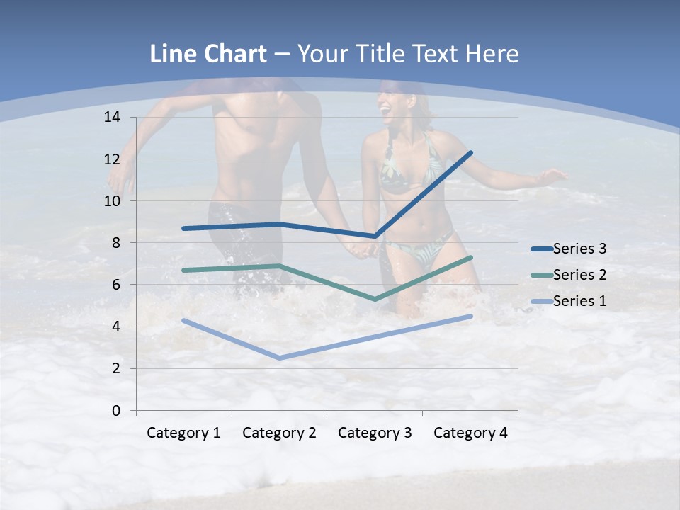 Recreation Hawaii Two People PowerPoint Template