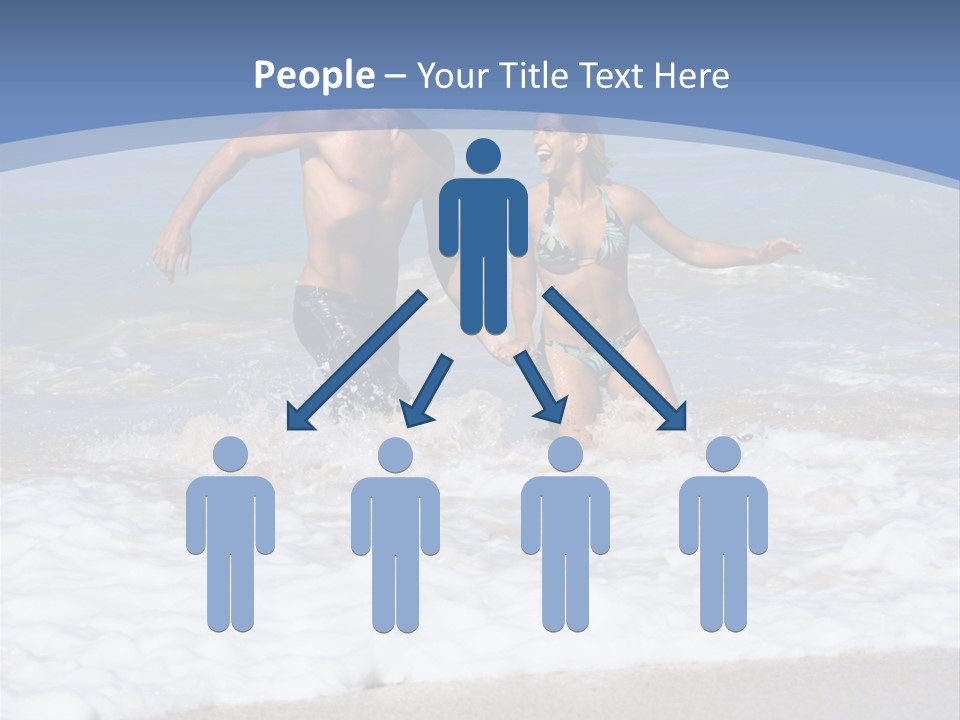 Recreation Hawaii Two People PowerPoint Template