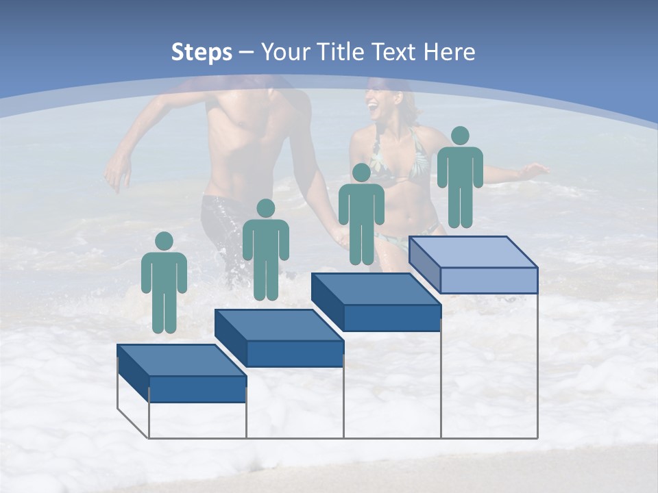 Recreation Hawaii Two People PowerPoint Template