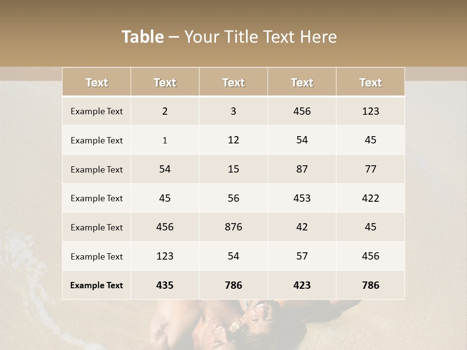 Adult Lifestyle Woman PowerPoint Template