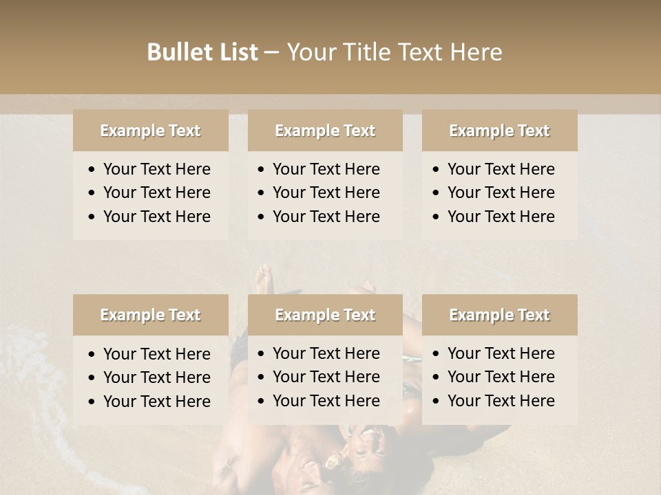 Adult Lifestyle Woman PowerPoint Template