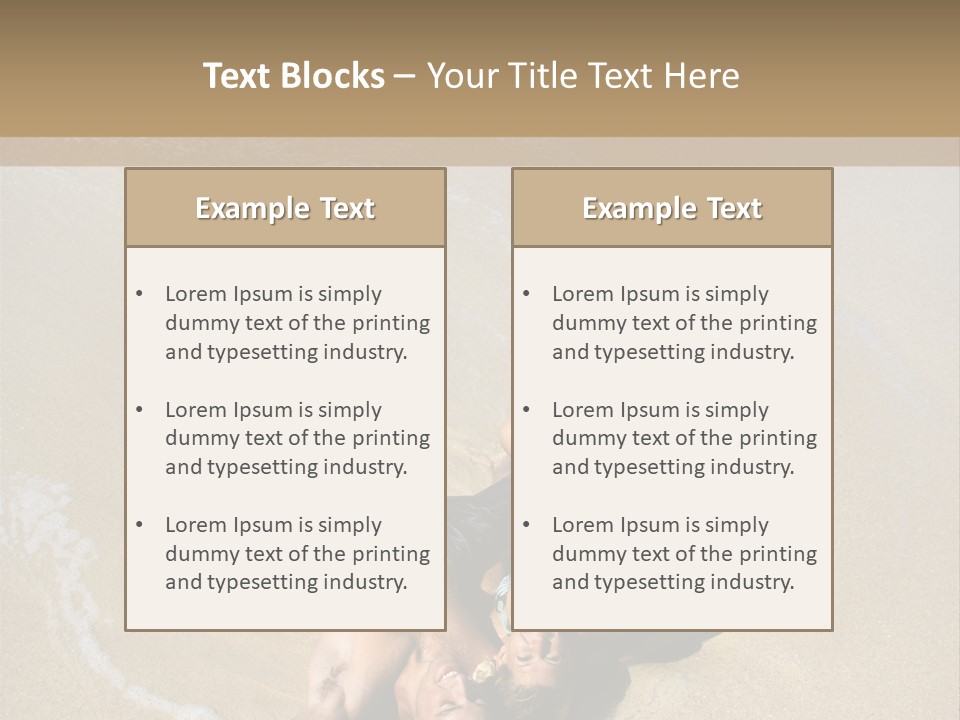 Adult Lifestyle Woman PowerPoint Template