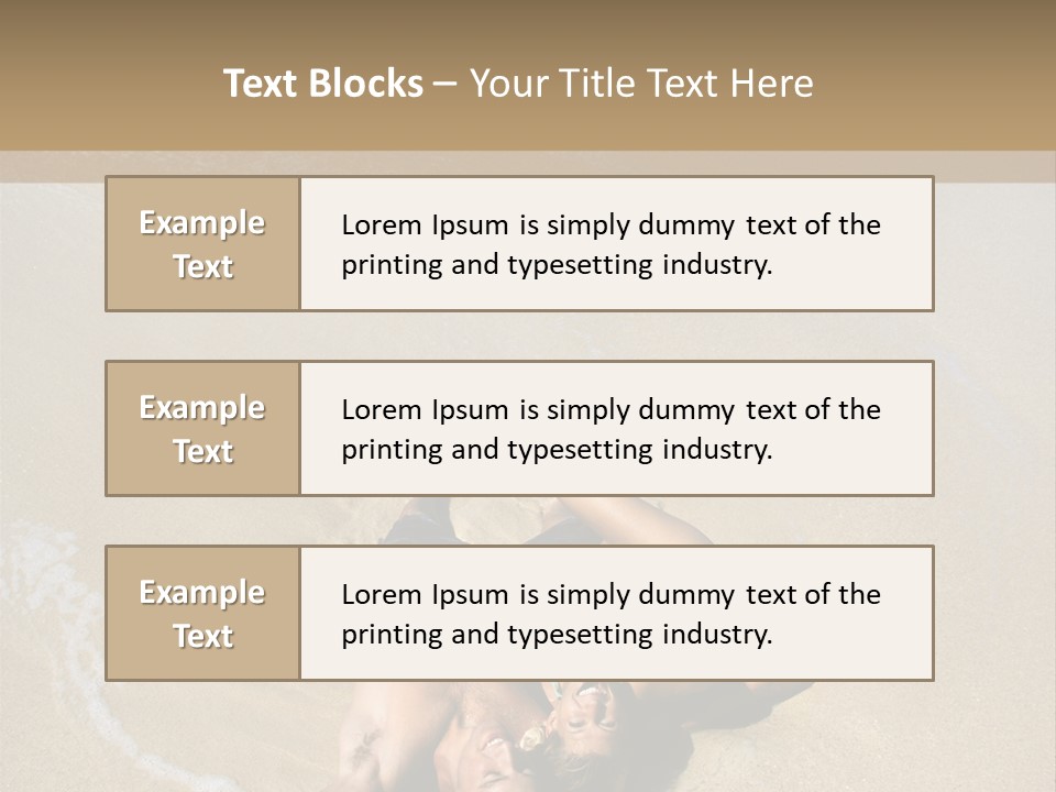 Adult Lifestyle Woman PowerPoint Template