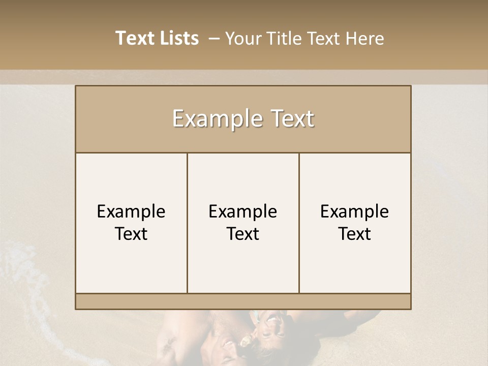 Adult Lifestyle Woman PowerPoint Template