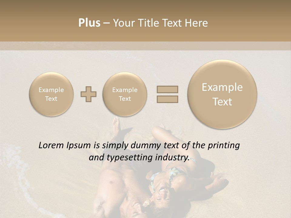 Adult Lifestyle Woman PowerPoint Template