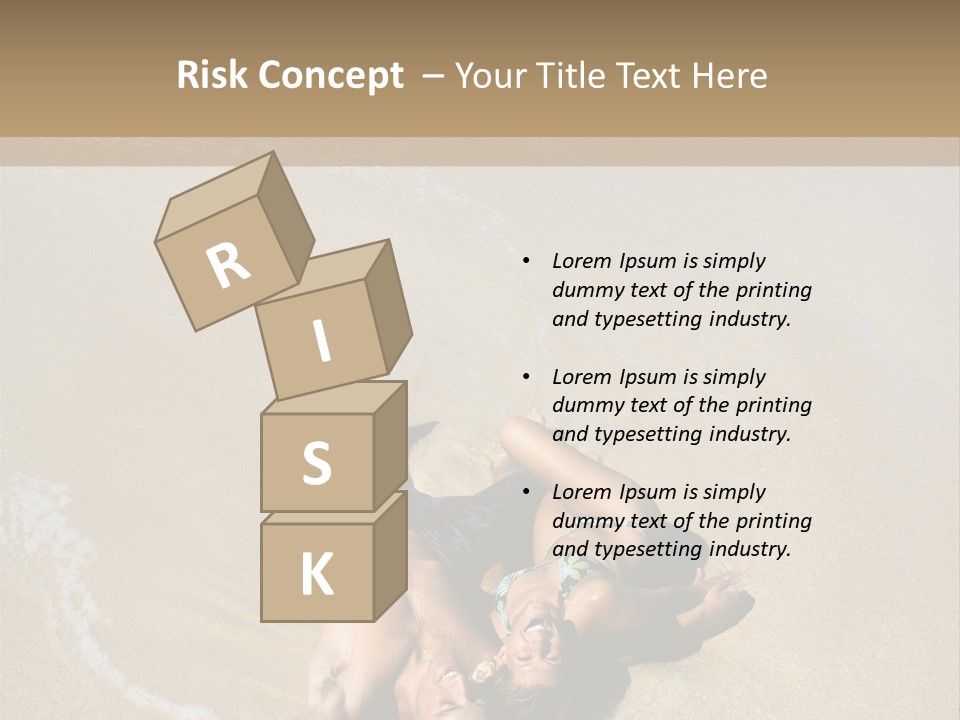 Adult Lifestyle Woman PowerPoint Template