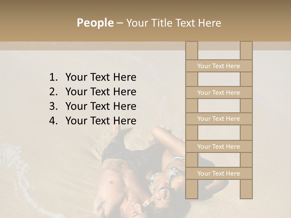 Adult Lifestyle Woman PowerPoint Template