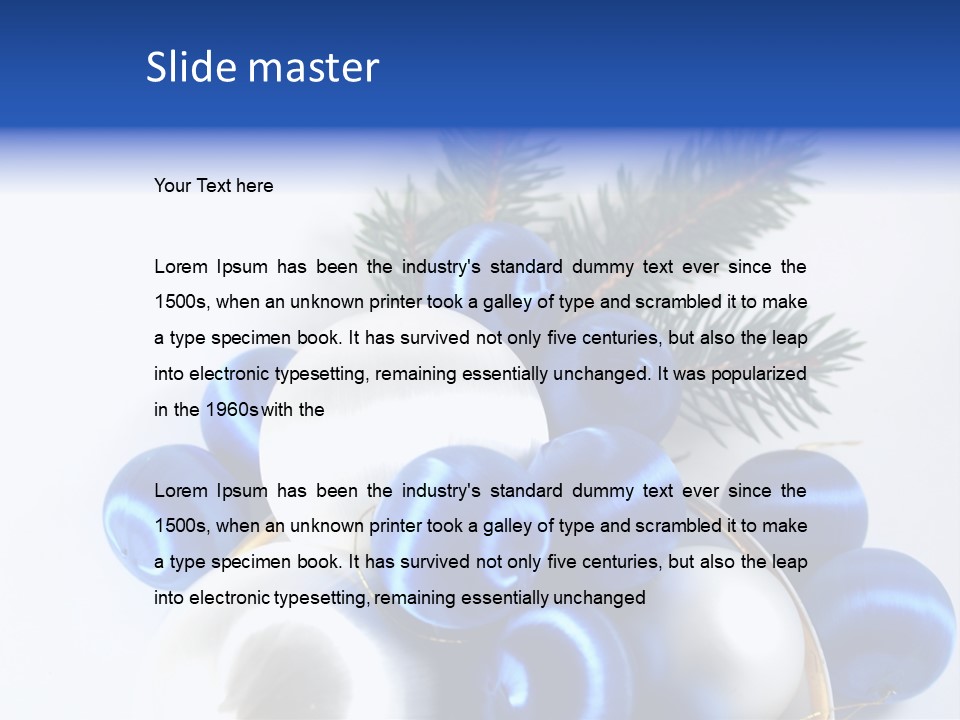 Celebration House Holiday PowerPoint Template